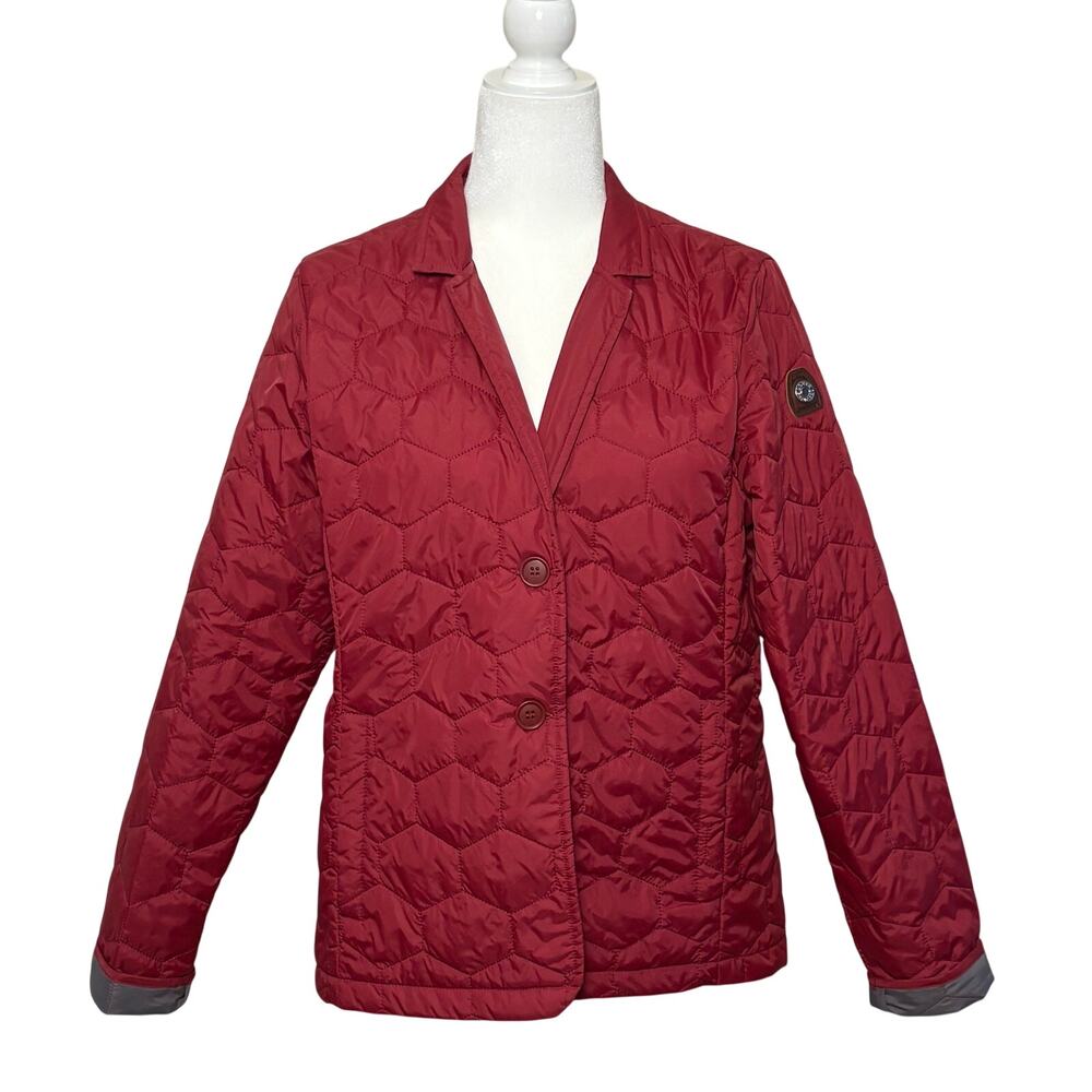 Dover Saddlery Quilted Jacket Women's M Red Lightweight Coat